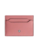 Montblanc Sartorial Pink Leather Card Holder - 5 Cards