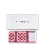 Givenchy Classic Shemagh - Premium Red & White Size 60
