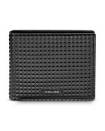 Police PYRAMID wallet for men black leather 5cc