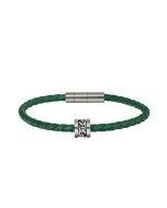 Police FETTER bracelet for men green leather 