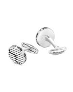 Police GRAPH cufflink for gent stainless steel silver 