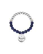 Police TALISMAN ladies bracelet silver with blue beads 