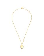 Police VOLUTE women necklace steel gold with crystal