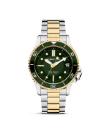 Cerruti 1881 PESARO gent watch stainless steel gold , Green 