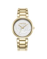 Police women Quartz watch steel gold , White 