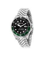 Sector 230 Quartz men watch silver , Black