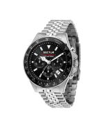 Sector 230 Chrono Watch For Men Silver , Black