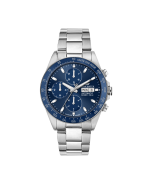 Philip watch CARIBE SPORT gent watch steel blue , Silver