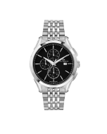 Philip watch ROMA gent watch steel silver , Black