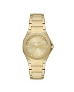 Armani Exchange ladies watch stainless steel gold