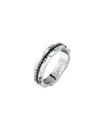 Morellato URBAN men ring steel silver with crystal size 23