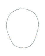 Morellato gent necklace steel silver with gold size 50
