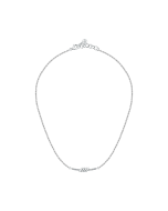 Morellato TORCHON necklace for women silver , Crystal