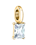 Morellato woman charm drops steel gold , Light Blue