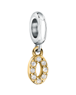 Morellato charm number zero for woman silver , Gold