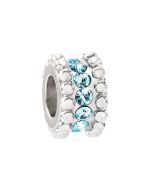 Morellato AZZURRO Drops Charms For Women Silver , Blue Crystal