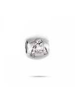 Morellato Drops WHITE CRYSTAL Charms - Silver SCZJ9