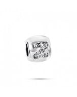 Morellato Drops Z WHITE CRYSTAL Charms For Women Silver