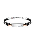 Sector Bandy Bracelet For Men Leather Black