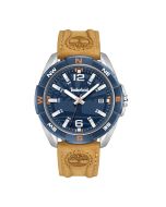 Timberland DIA watch for gent blue with camel brown leather