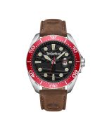 Timberland Carrigan Men Watch Brown Leather 