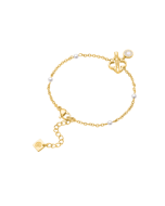 Cerruti 1881 GRETA ladies bracelet steel gold with MOP