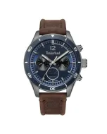 Timberland Ashmont Men's Watch - Blue & Brown Leather 