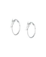 Trussardi T-HERITAGE ladies earring steel silver size 30MM