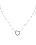 Trussardi T-LOGO ladies necklace steel silver size 40+5CM 